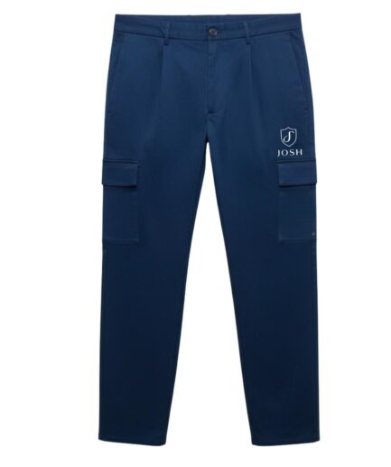 Josh Clothing Modern Utility Cargo Trousers – Navy Blue